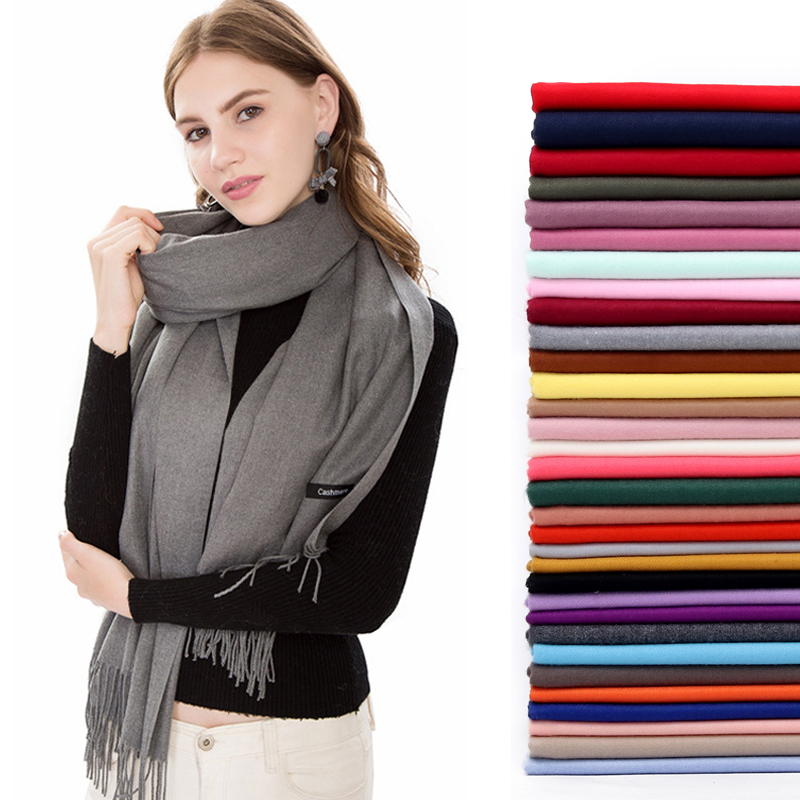 Wool Scarf Men - Frauen Pashmina Schal Schals Weiche Kaschmir