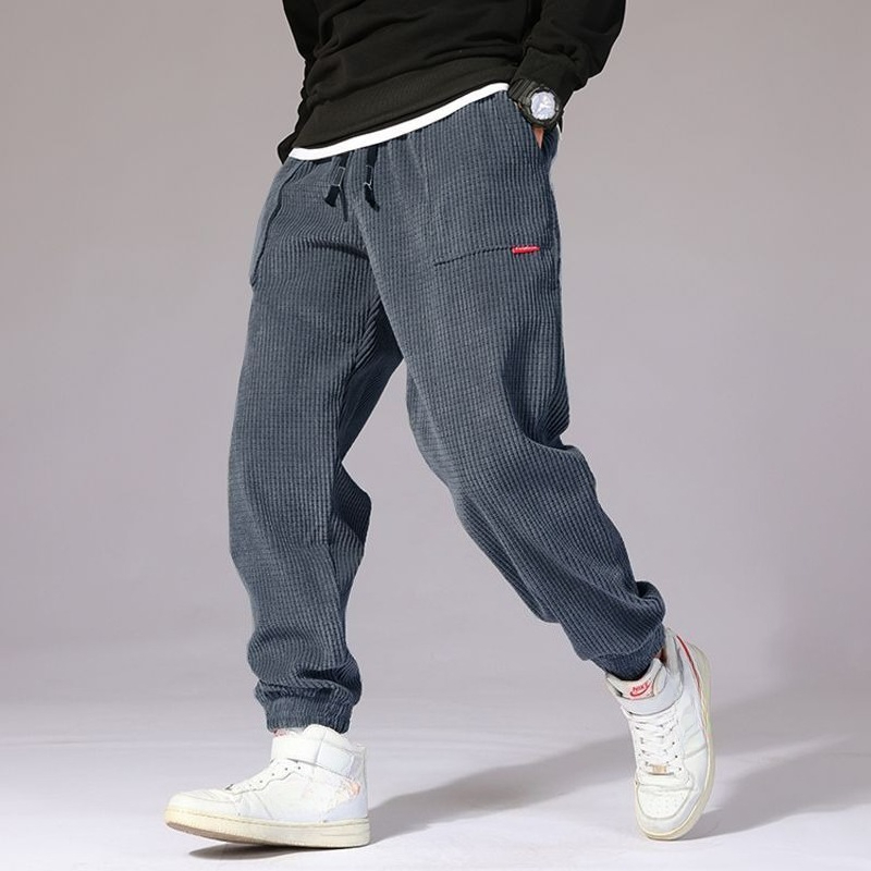Corduroy Pant Warm - Herren Cordhose Herbst Winter Fleece-Gefütterte Lässige