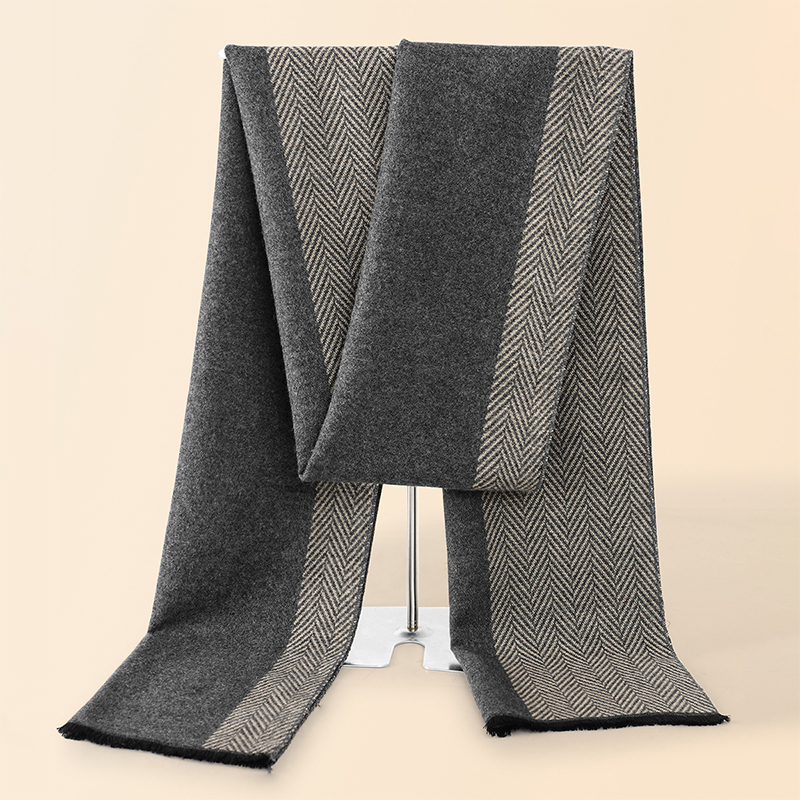 Wool Scarf Men - Luxus Winter Männer Schal Schal Warme