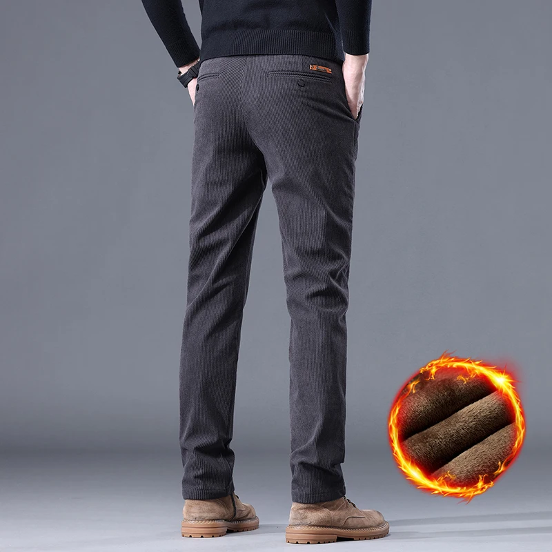 2024 Neu in Winterhosen für He – Corduroy Pant Warm Bewertung und Preis