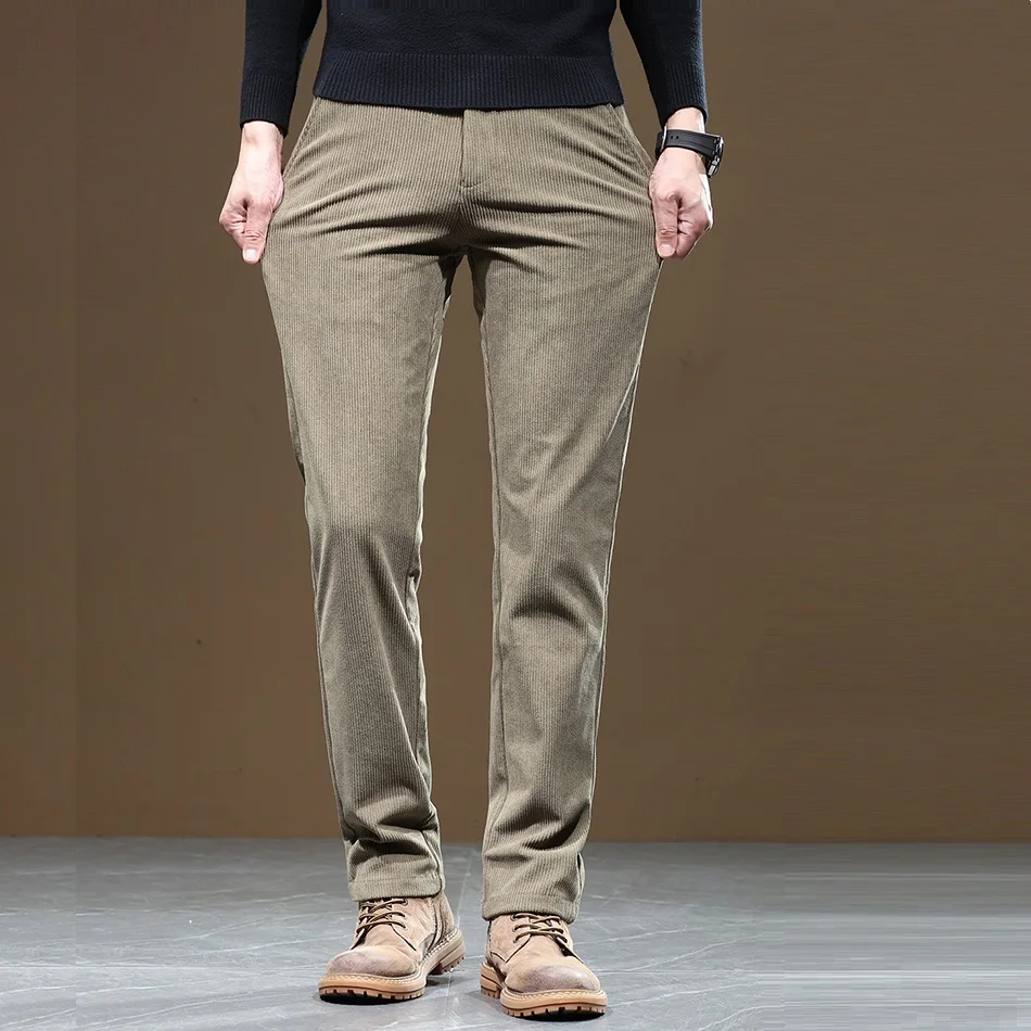 2024 Neu in Winterhosen für He – Corduroy Pant Warm Bewertung und Preis