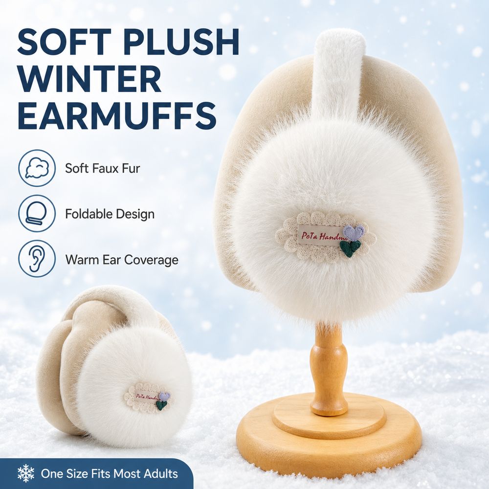 Neue Kunstfell-Ohrenschützer,  – Earmuffs Foldable Bewertung und Preis