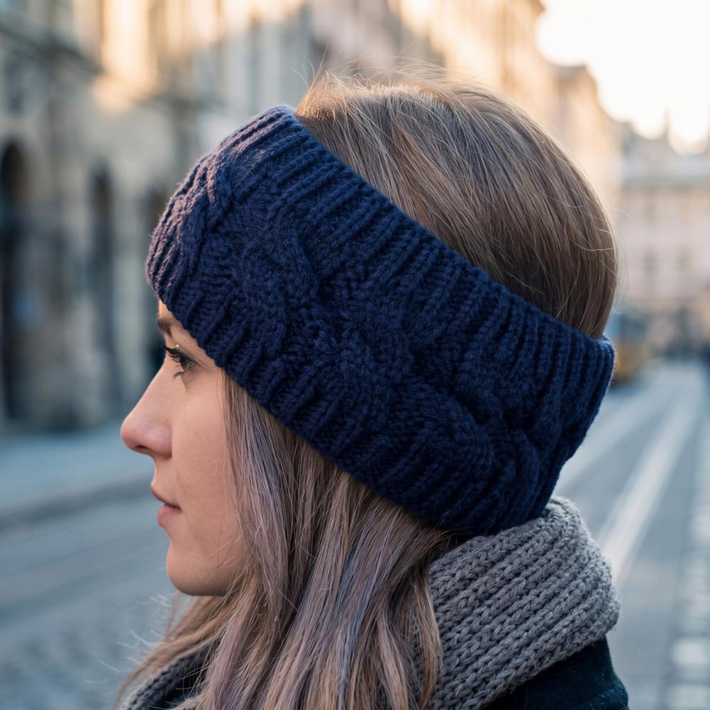 Winter-Strick-Stirnband für Fr – Fleece Ear Warmer Band Bewertung und Preis