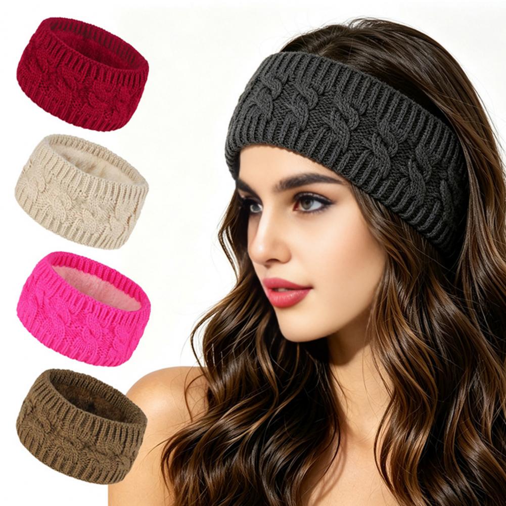 Winter-Strick-Stirnband für Fr – Fleece Ear Warmer Band Bewertung und Preis