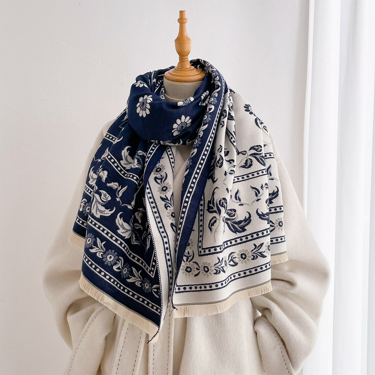 Damen-Schal aus Kunstkaschmir, – Wool Scarf Men Bewertung und Preis