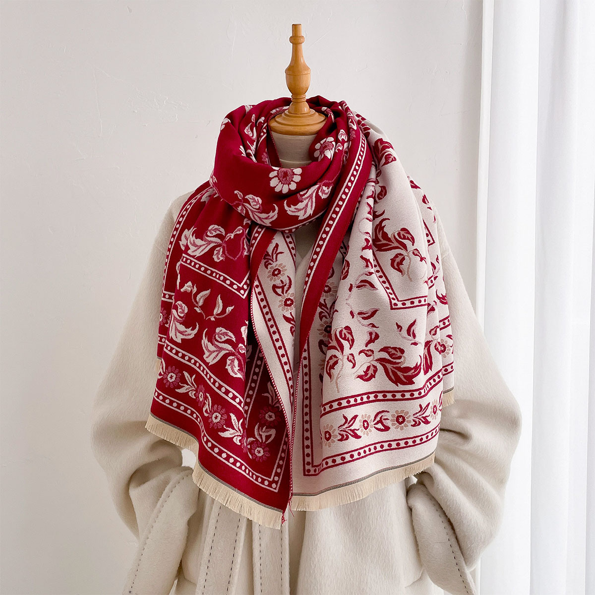 Damen-Schal aus Kunstkaschmir, – Wool Scarf Men Bewertung und Preis