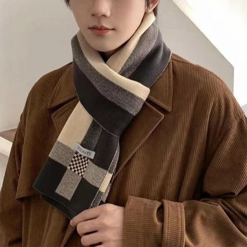 Neue Winter Männer Schal Warm  – Wool Scarf Men Bewertung und Preis